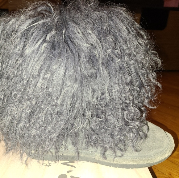 Bearpaw Boo Youth Genuine Shirling & Sheep Wool Boots Girls Size 2 - Picture 12 of 12